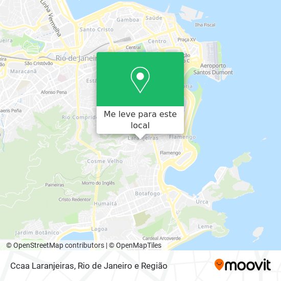 Ccaa Laranjeiras mapa