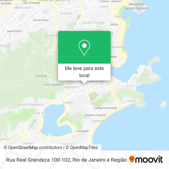 Rua Real Grandeza 100-102 mapa