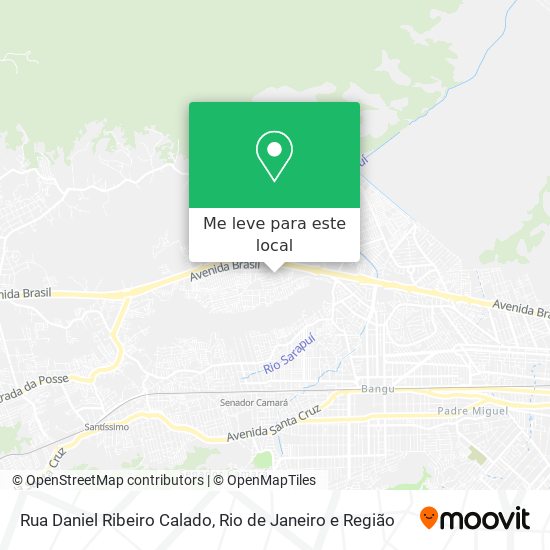 Rua Daniel Ribeiro Calado mapa
