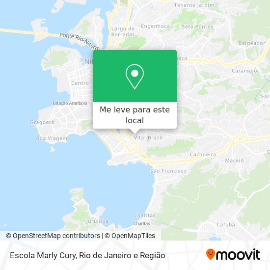 Escola Marly Cury mapa