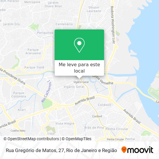 Rua Gregório de Matos, 27 mapa