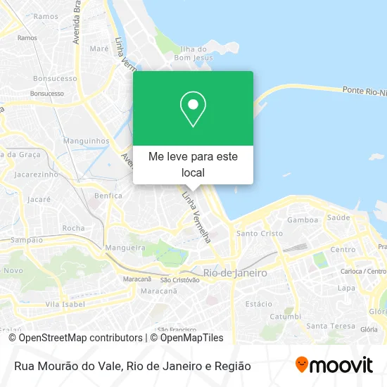 Rua Mourão do Vale mapa