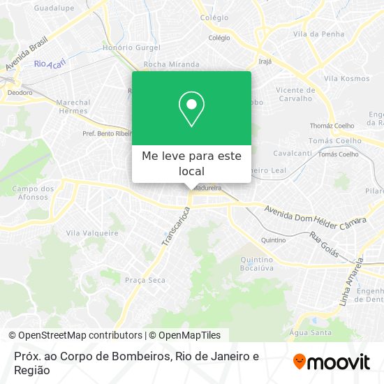 Próx. ao Corpo de Bombeiros mapa