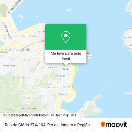 Rua da Glória 374/104 mapa