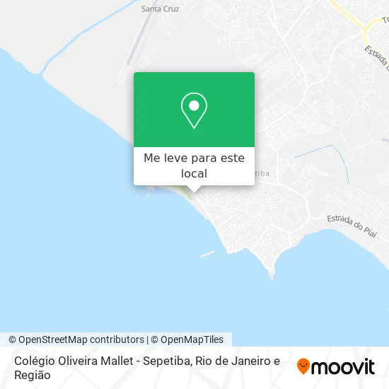 Colégio Oliveira Mallet - Sepetiba mapa