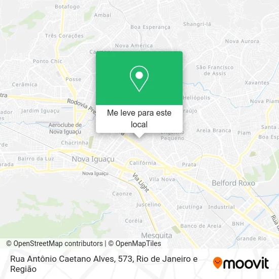 Rua Antônio Caetano Alves, 573 mapa
