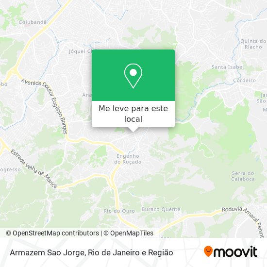 Armazem Sao Jorge mapa