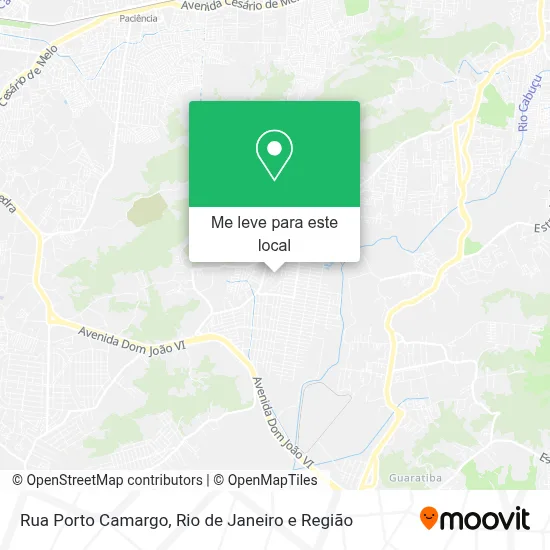 Rua Porto Camargo mapa