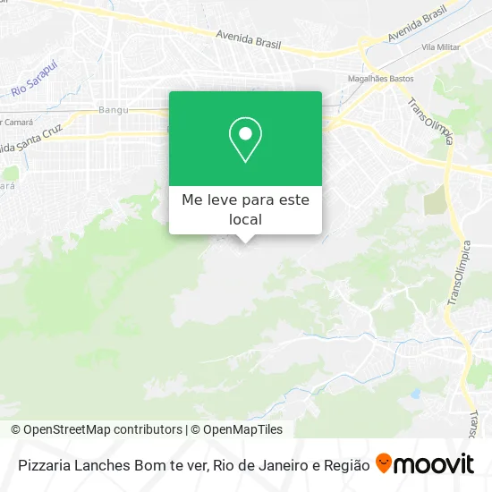 Pizzaria Lanches Bom te ver mapa