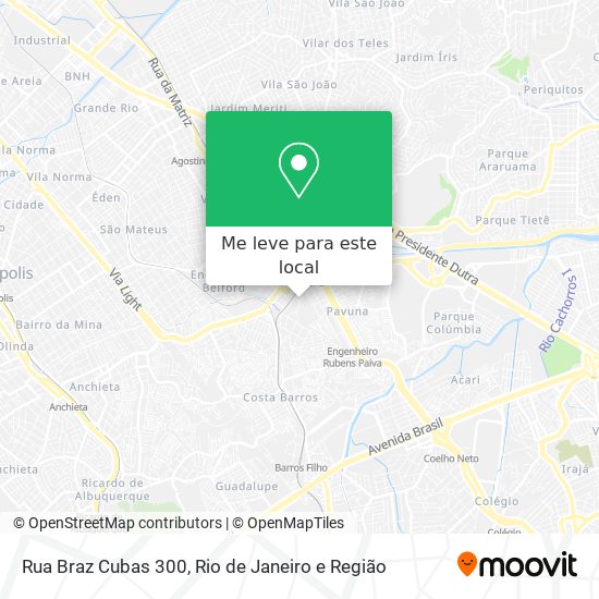 Rua Braz Cubas 300 mapa