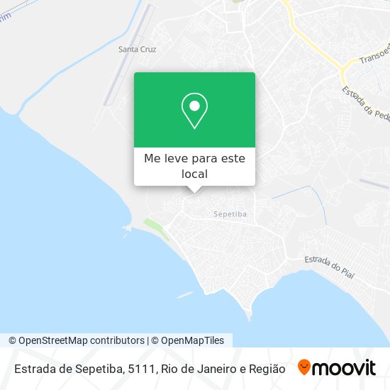 Estrada de Sepetiba, 5111 mapa