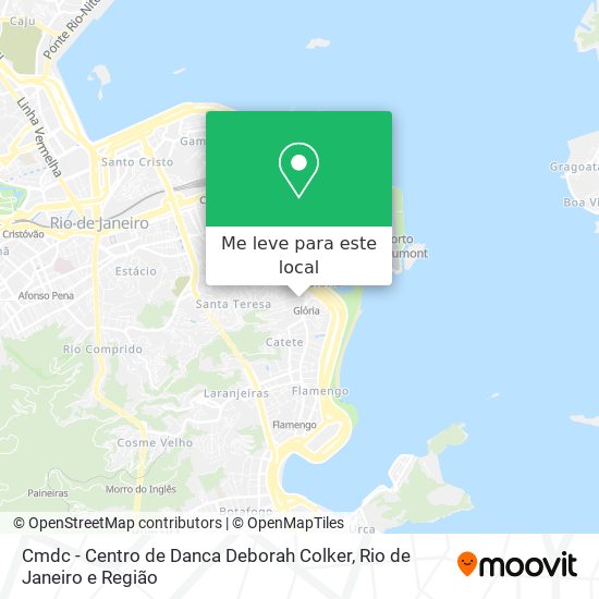 Cmdc - Centro de Danca Deborah Colker mapa