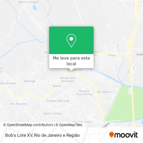 Bob's Lote XV mapa