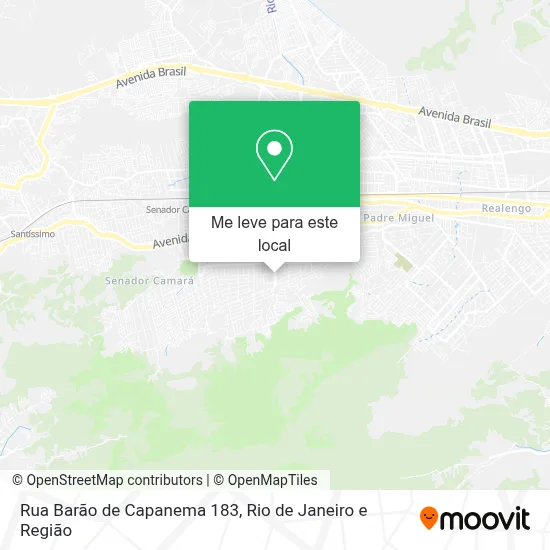 Rua Barão de Capanema 183 mapa