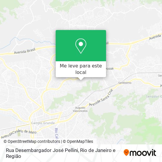 Rua Desembargador José Pellini mapa