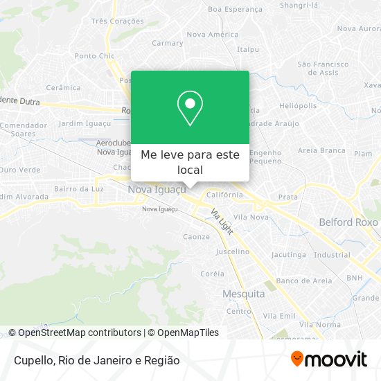 Cupello mapa