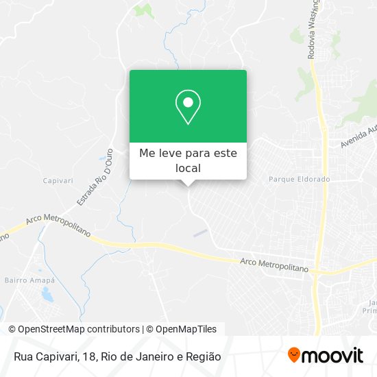 Rua Capivari, 18 mapa
