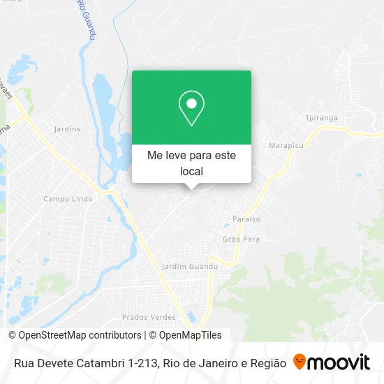 Rua Devete Catambri 1-213 mapa