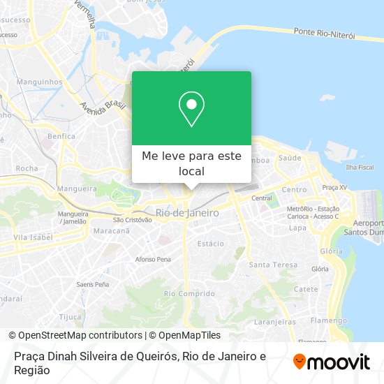 Praça Dinah Silveira de Queirós mapa