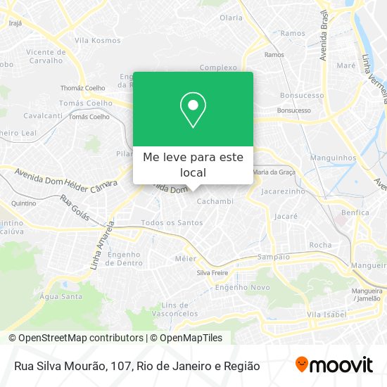Rua Silva Mourão, 107 mapa