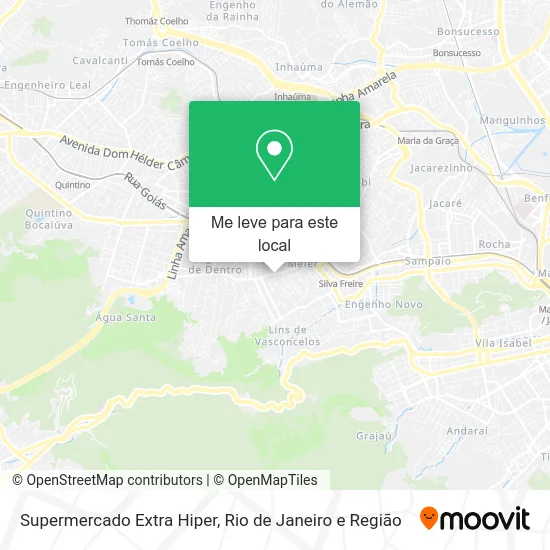 Supermercado Extra Hiper mapa