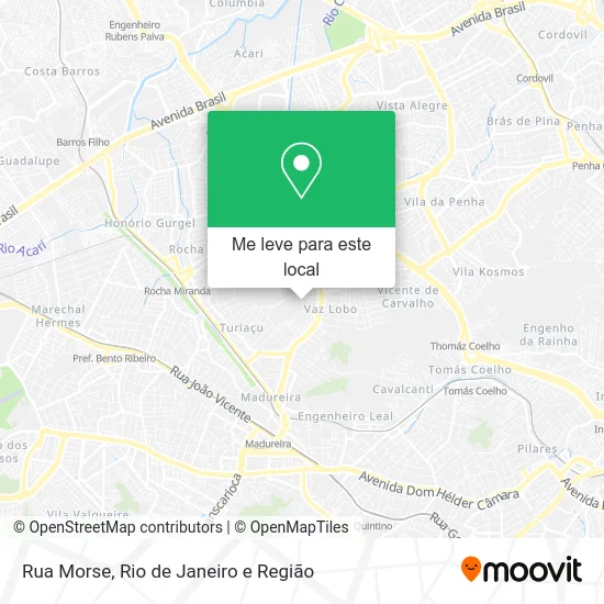 Rua Morse mapa