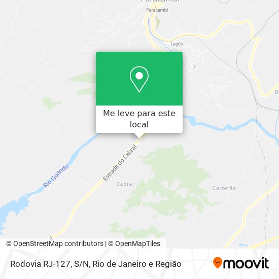 Rodovia RJ-127, S/N mapa