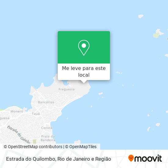 Estrada do Quilombo mapa
