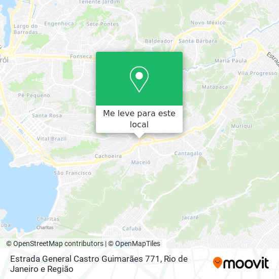 Estrada General Castro Guimarães 771 mapa