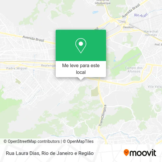 Rua Laura Dias mapa