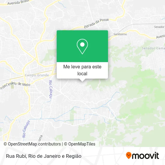 Rua Rubi mapa