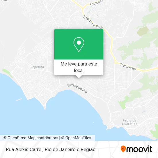 Rua Alexis Carrel mapa