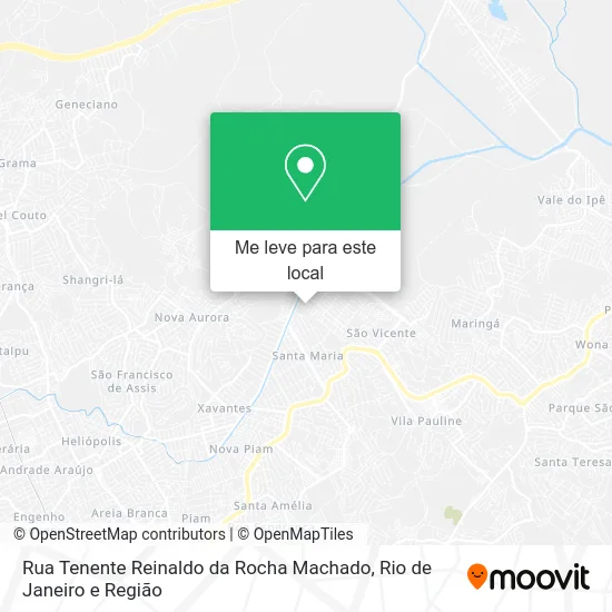 Rua Tenente Reinaldo da Rocha Machado mapa