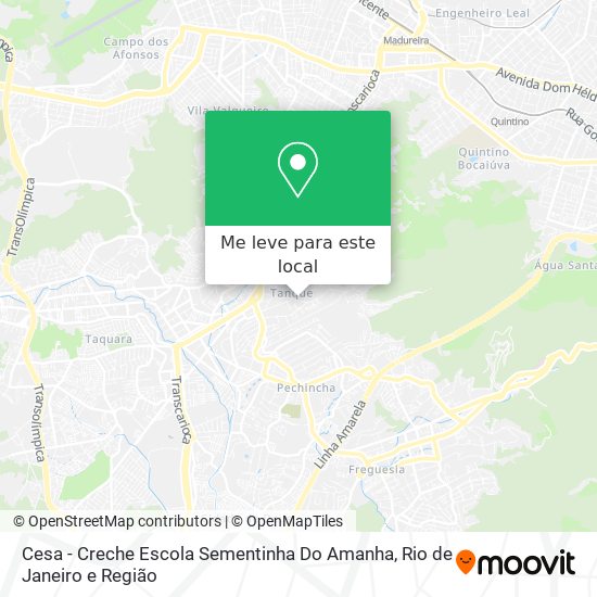 Cesa - Creche Escola Sementinha Do Amanha mapa