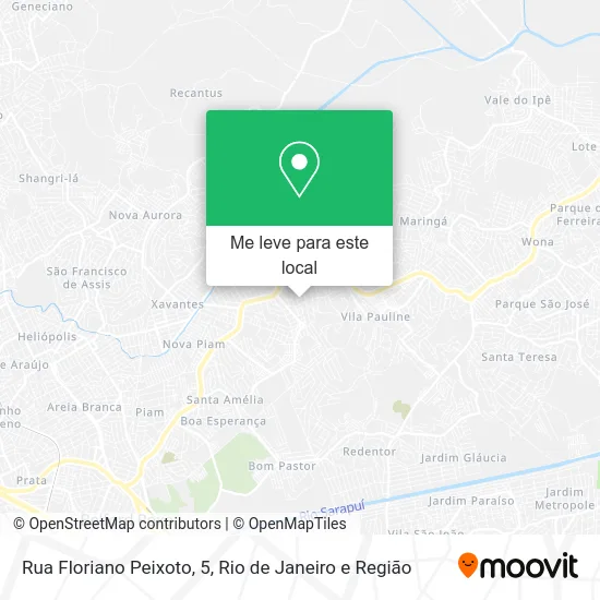 Rua Floriano Peixoto, 5 mapa