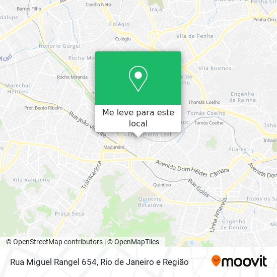 Rua Miguel Rangel 654 mapa