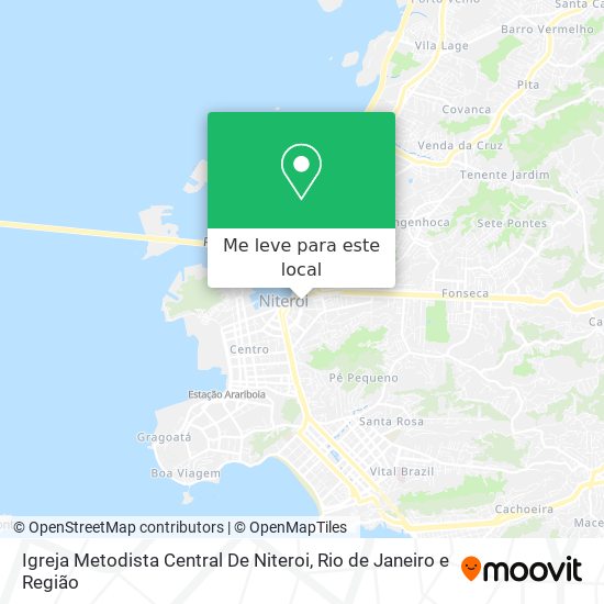Igreja Metodista Central De Niteroi mapa