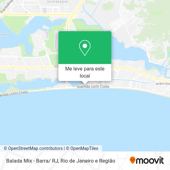 Balada Mix - Barra/ RJ mapa