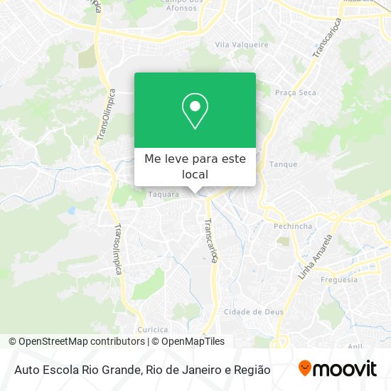 Auto Escola Rio Grande mapa