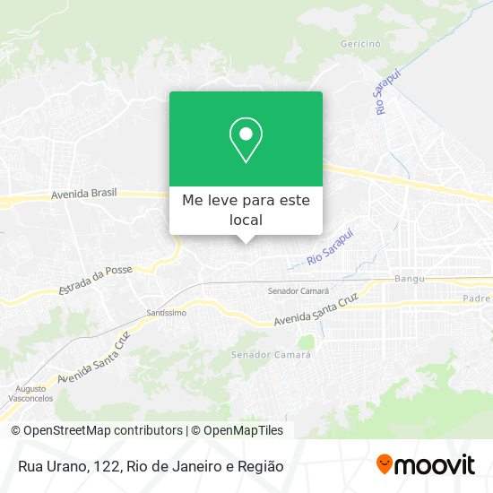 Rua Urano, 122 mapa