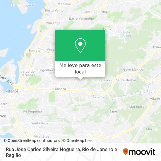 Rua José Carlos Silveira Nogueira mapa