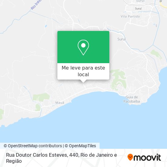 Rua Doutor Carlos Esteves, 440 mapa