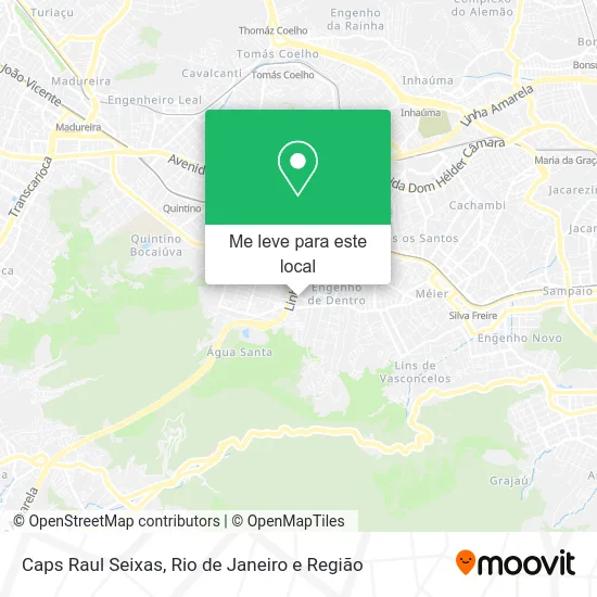 Caps Raul Seixas mapa