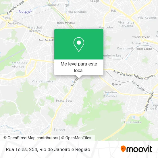 Rua Teles, 254 mapa