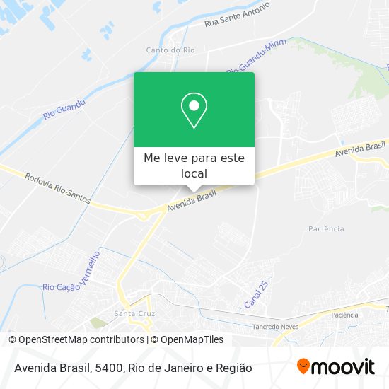 Avenida Brasil, 5400 mapa