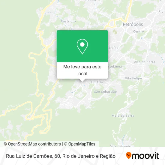 Rua Luiz de Camões, 60 mapa