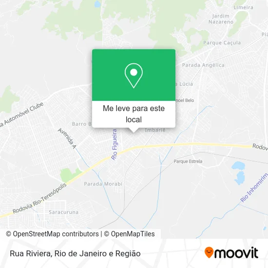 Rua Riviera mapa