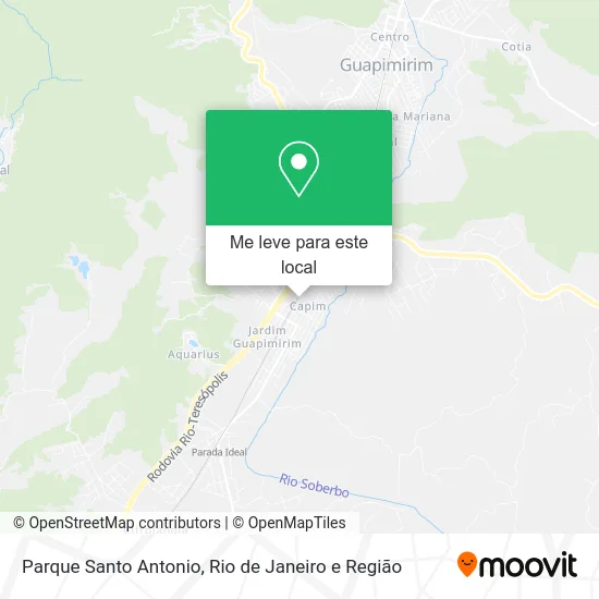 Parque Santo Antonio mapa