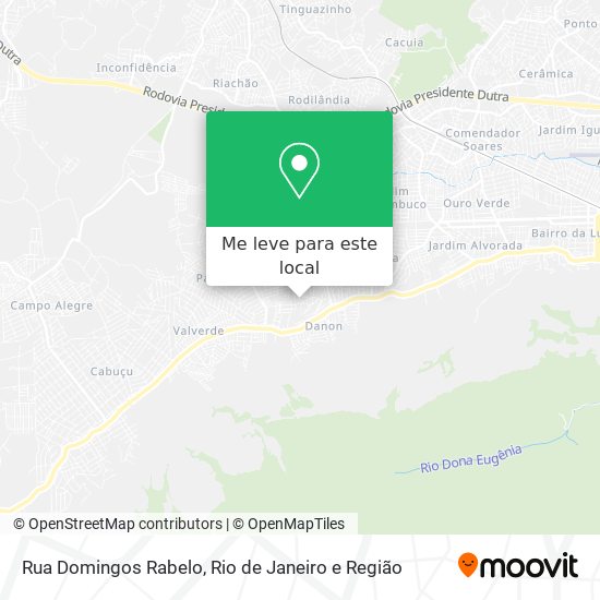 Rua Domingos Rabelo mapa