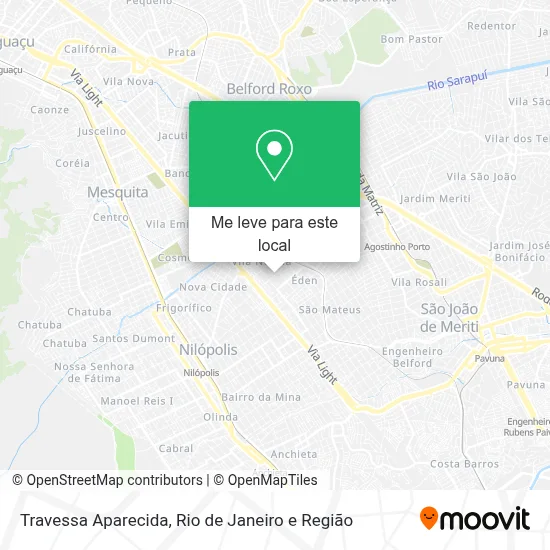 Travessa Aparecida mapa